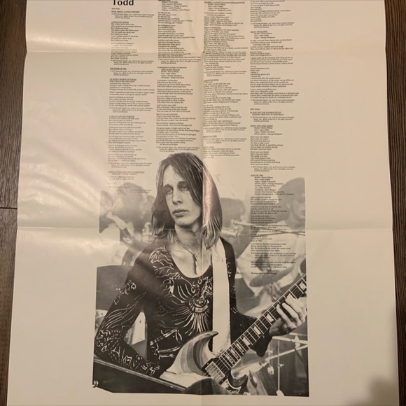 Todd Rundgren Dbl LP plus Poster - Picture 8 of 8